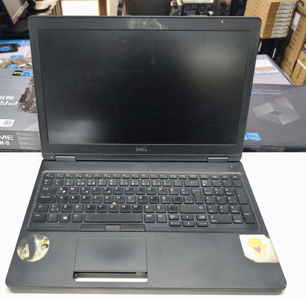 Dell E5590 E5580 5590 5591 E5591 M3520 M3530 Orijinal Anakart İ5-8250U Kasa Ekran Full