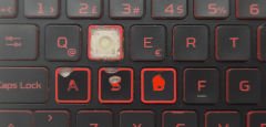 Acer Nitro AN715-54 Orijinal Klavye Üst Kasa Kasa Kusurlu