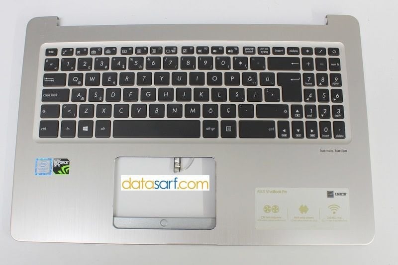 Asus N580VG Üst Kasa Klavye Arızalı 13N1-29A0411