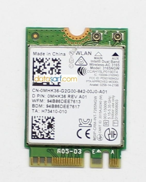 DELL Vostro P88G001 Orijinal Wireless Kart 0MHK36