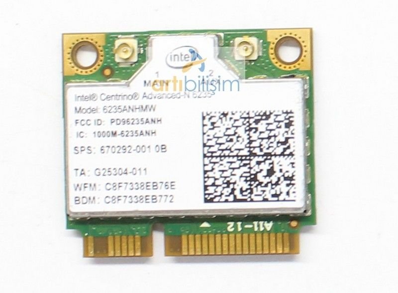 Samsung Np550p5c Wireless Kart N6235 670292-001