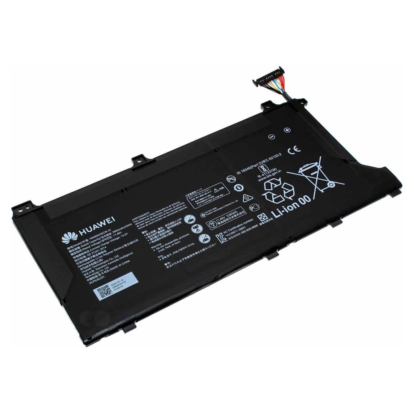 Huawei Matebook D15 BOH-WAQ9R BOD-WFE9 Orijinal Batarya Pil HB4692J5ECW-31 HB4692J5ECW-31B HB4692J5ECW-31C HB4792J5ECW-31 %77 Sağlık