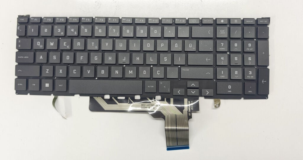 HP VICTUS 16-D 16-E TPN-Q264 TPN-Q263 15-FA 15-FB 15T-FA TPN-Q279 TPN-Q278 16-R 16-S TPN-C169 TPN-C170 16-AE 16T-AE 16T-S Orijinal Klavye