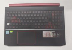 Acer Nitro AN514-54 Orijinal Klavye Üst Kasa Kasa Kusurlu