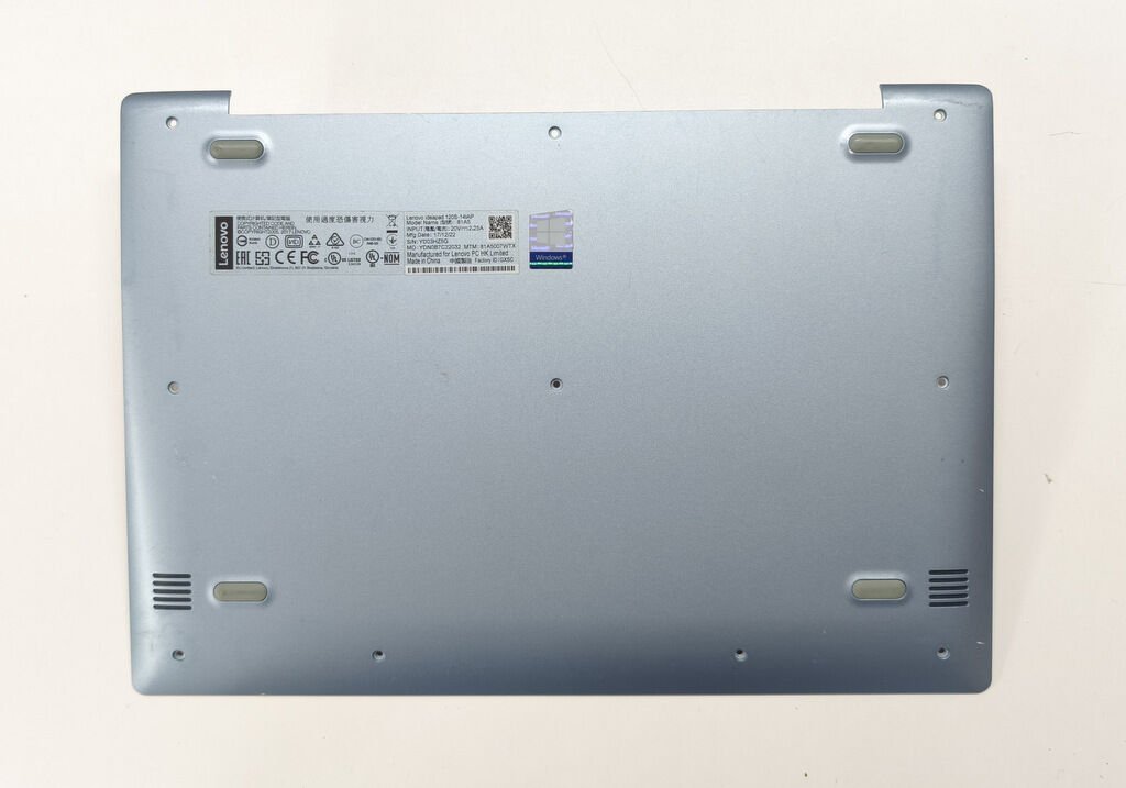 Lenovo ideapad 120S-14 S130-14 130S-14 120S-14IAP 120S-14IAP 130S-14IGM S130-14IGM 81J2 81A5 81KU Orijinal Alt Kasa Mavi