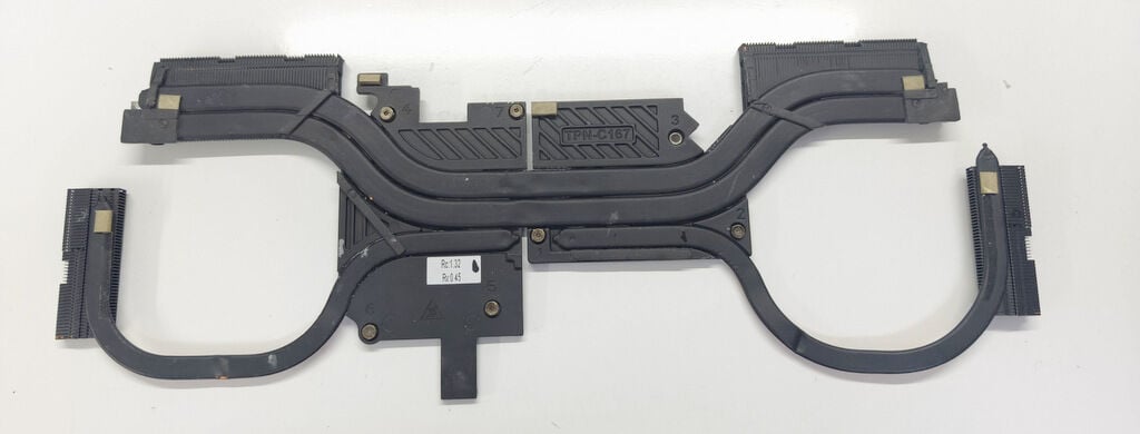 HP OMEN 16-U 16-WF 16-WD 16T-WD 16-XF 16-XD TPN-C167 TPN-C170 Orijinal Heatsink Soğutucu Bakır Hafif Kusurlu
