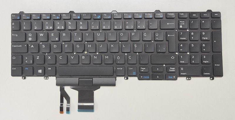 Dell Latitude E5591 Orijinal Klavye PK1313M4A28 00TG2X