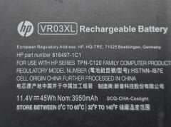 HP ENVY 13-D 13T-D 13-AE 13-AB TPN-C120 TPN-I127 Orijinal Batarya Pil VR03XL %54 Performans