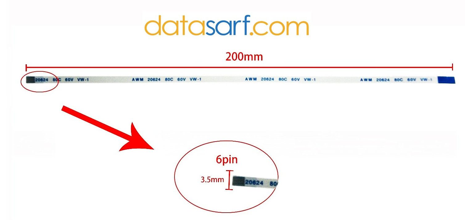 Asus X550jx  Açma Kapama Tuş Flex Kablosu 6pin 20cm