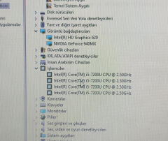 Casper F600 F650 F700 F750 F800 F850 F15 Orijinal Anakart İ5-7200U GEFORCE 940MX