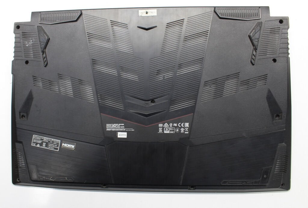 MSI GF75 WF75 MS-17F1 MS-17F2 MS-17F3 MS-17F4 MS-17F6 Orijinal Alt Kasa