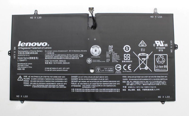 Lenovo Yoga 3 Pro-1370 20448 80HE Orijinal Batarya Pil L13M4P71 L14S4P71