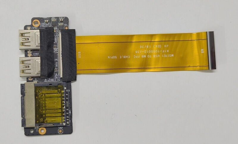 MSI GE75 GP75 GL75 MS-17E1 MS-17E2 MS-17E3 MS-17E4 MS-17E5 MS-17E6 MS-17E7 MS-17E8 MS-17E9 Orijinal Usb Kart Flex Set K1F-1050012-J36