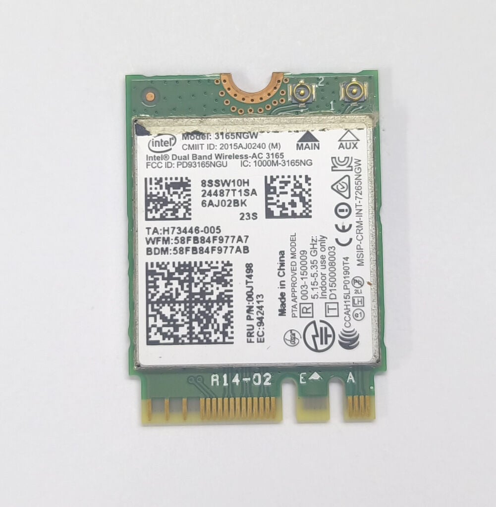 Lenovo 510-14 510S-14 310S-14 FLEX4 1-470 FLEX4-1480 Orijinal Wireless Kart 00JT498
