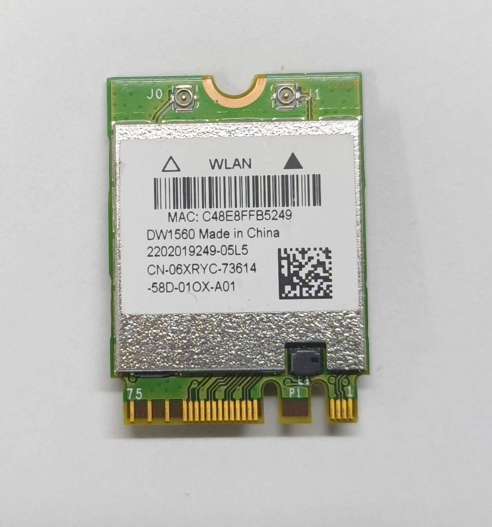 Dell XPS13 9343 9350 9360 P54G Orijinal Wireless Kart DW1560 06XRYC