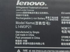 Lenovo 510-14 510S-14 310S-14 FLEX4 1-470 FLEX4-1480 Orijinal Batarya Pil L14M3P21 75 Sağlık Versiyon 1