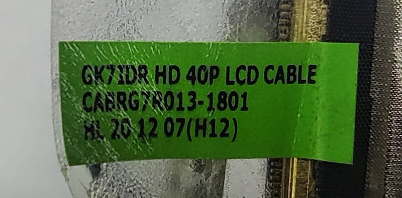 Monster Abra A7 V11.4 Orijinal Lcd Data Flex Kablo 40 Pin CABRG7R013-1801