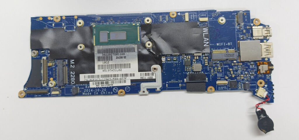 Dell XPS13 9343 9350 9360 P54G Orijinal Anakart İ5-5200U LA-B441P