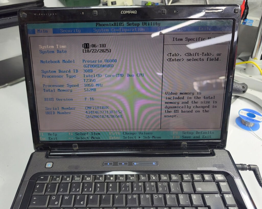 Hp Compaq Presario V6000 V6500 V6700 HSTNN-Q33C Orijinal Anakart