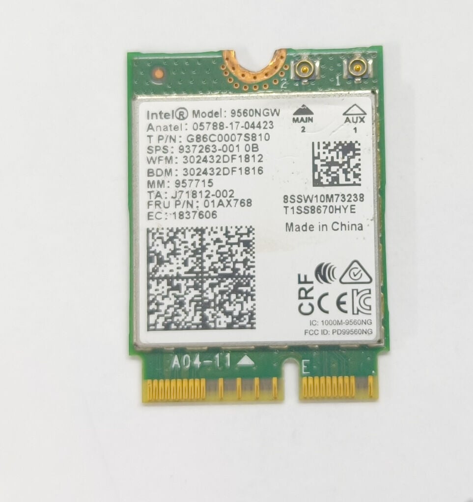 Casper Excalibur G850 G860 G7K G7700 Orijinal Wireless Kart Intel Dual Band Wireless-AC 9560NGW 937263-001 01AX768