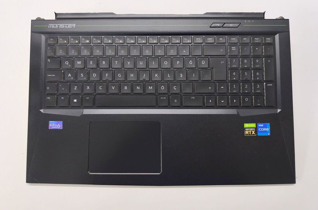 Monster Abra A7 V11.1 Orijinal Klavye Üst Kasa TFM14G56TQJ852C