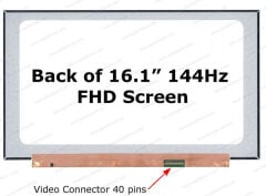N161HMA-GAK REV C2 Orijinal Lcd Ekran 16.1 144HZ 40 Pin