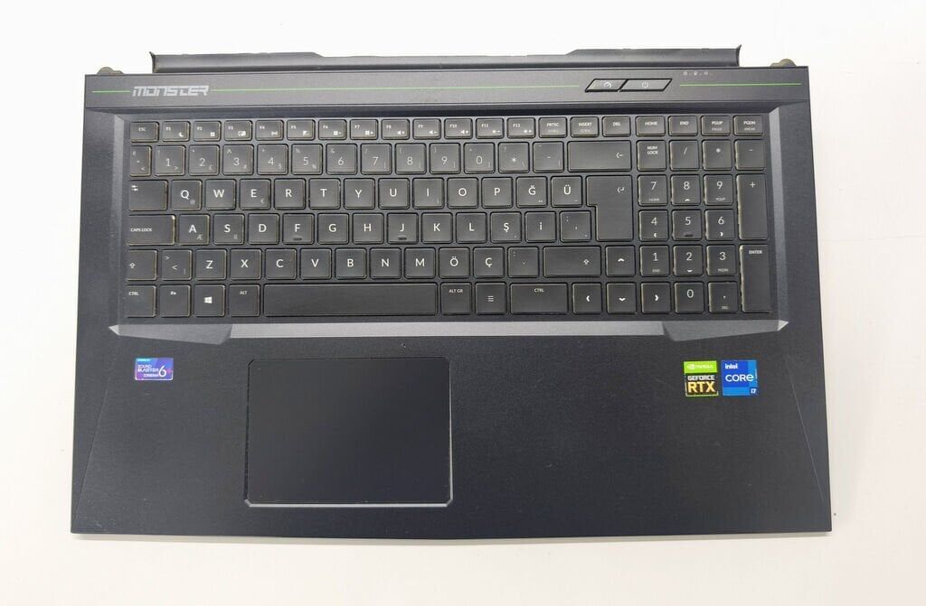 Monster Abra A7 V11.2 Orijinal Klavye Üst Kasa TFM14G56TQJ852C