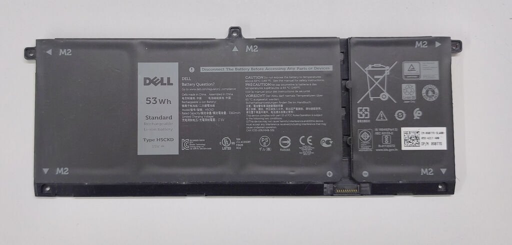 Dell Latitude 3510 E3510 L3510 P101F P101F001 P101F002 Orijinal Batarya Pil H5CKD
