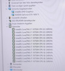 Monster Abra A5 V15.1 2 3 4 5 6 7 8 Tulpar T5 V19.1 2 Orijinal Anakart i7-10750H 1650Tİ