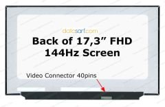 MSI GE75 RAIDER 9SF 17.3 40 Pin 144HZ Slimled Vidasız Led Ekran