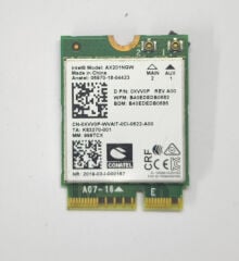 DELL Latitude 5510 5511 E5510 E5511 Precision 3550 3551 M3550 3551 P80F Orijinal Wireless Kart AX201NGW CN-0XVV0P 0XVV0P Wifi 6