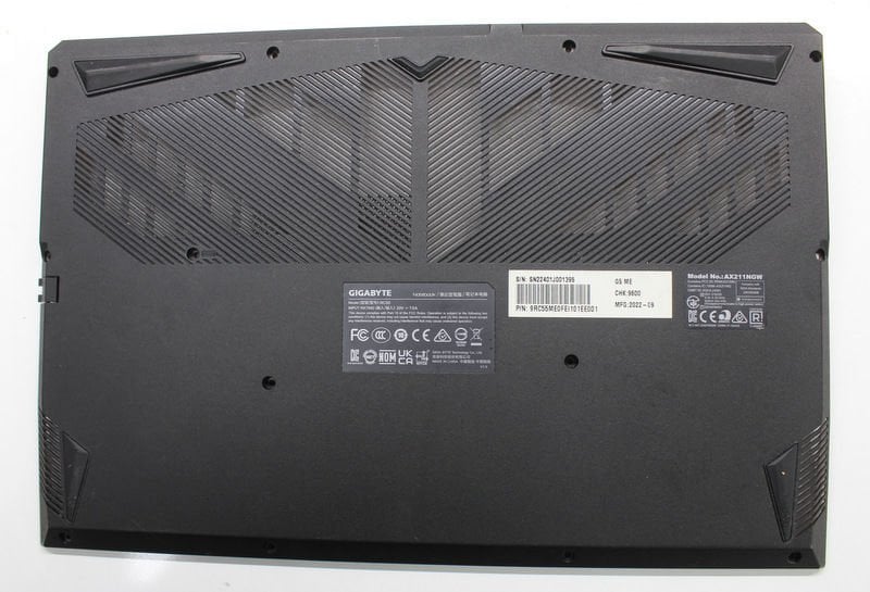 GIGABYTE RC55 G5ME G5KF Orijinal Alt Kasa 6-39-NP5K3-012