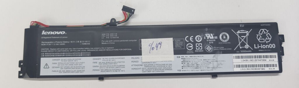 Lenovo S440 S3-440 S3-S431 S5-S540 S540 S431 Orijinal Batarya %49 Sağlık 121500158 121500159 45N1138