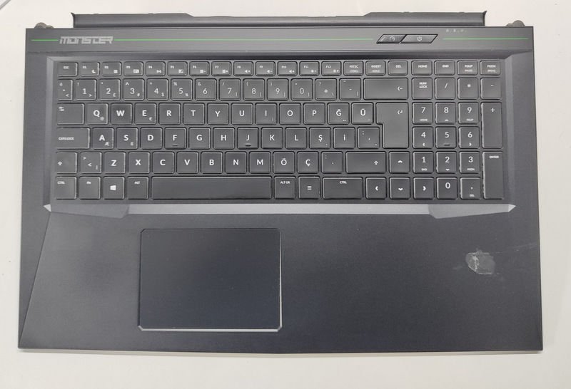 Monster Tulpar T7 V20.3 Orijinal Klavye Üst Kasa TFM14G56TQ9852