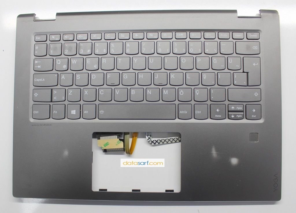 Lenovo Yoga 81C8 Üst Kasa Klavye Palmrest 5CB0N67482 PC4CB-TR