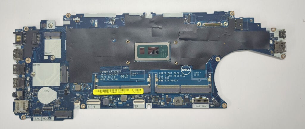 DELL Latitude 5510 5511 E5510 E5511 Precision 3550 3551 M3550 3551 P80F Orijinal Anakart i5-10310U LA-J381P
