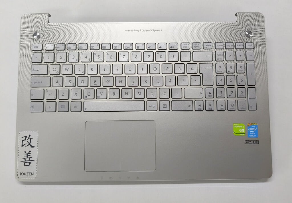 Asus N550 N550L N550J N550JK N550JV N550JX Rog G550J G550JK G550JX Q550, Q550L Q550J Q550JK Q550JX Orijinal Klavye Üst Kasa Palmrest