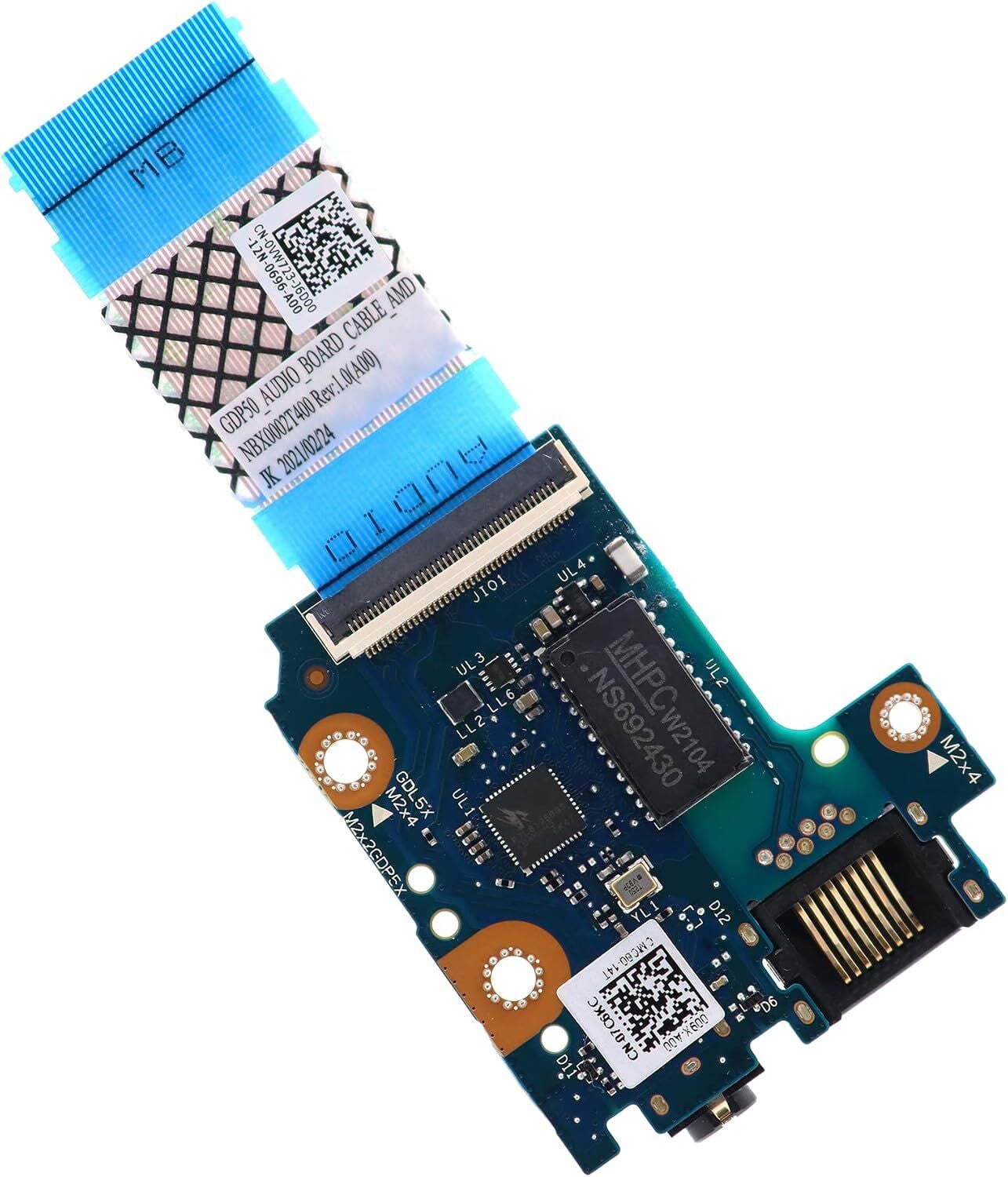 Dell Inspiron G15 5510 5511 5515 5520 5521 5525 Alienware M15 Orijinal Ethernet Aux IO Kart LS-K66DP