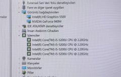 HP 15-AB 15-AK 15-AN TPN-Q159 17-G Orijinal Anakart i5-5200U 940M DAX12AMB6D0 REV D