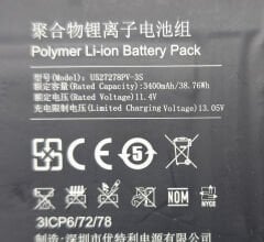Lıfe Zed Aır CX7 Orijinal Batarya Pil U527278PV-3S %100 Sağlık