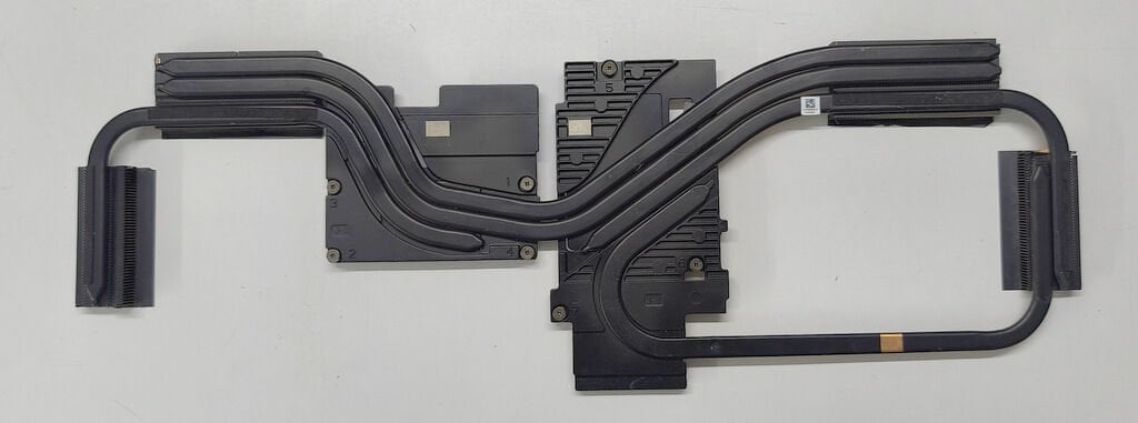 Acer Nitro AN517-42 AN517-55 N22C2 17 İnç Orijinal Soğutucu Bakır Heatsink