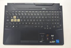 Asus FX506 FA506 F15 Orijinal Klavye Üst Kasa Palmrest