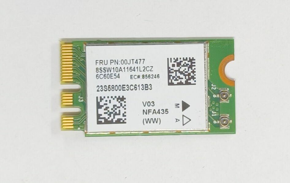 Lenovo E31-70 E31-80 Orijinal Wireless Kart 00JT477 01AX709 01AX718 QCNFA435 2. 4G + 5G Bluetooth