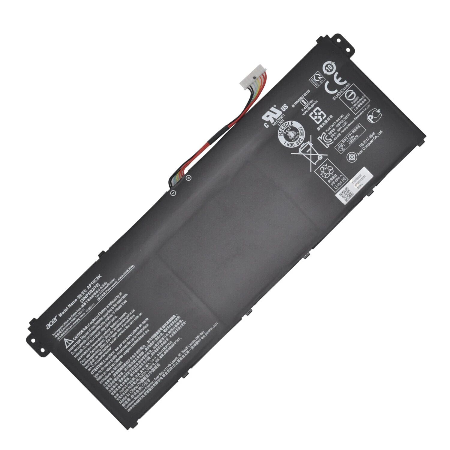 Acer N22C6 A515-47 A515-57 EX215-55 Orijinal Batarya Pil AP20CBL AP18C8K 55 Sağlık