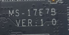 MSI GE75 GP75 GL75 WE75 MS-17E1 MS-17E2 MS-17E3 MS-17E4 MS-17E5 MS-17E6 MS-17E7 MS-17E8 MS-17E9 Orijinal Usb Kart MS-17EB VER 1.0