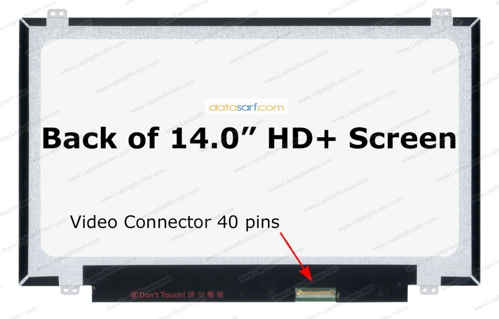 Dell Alienware M14X R2 14 inç Slimled 40 Pin 1600-900 Led Ekran B140RW02 V.1
