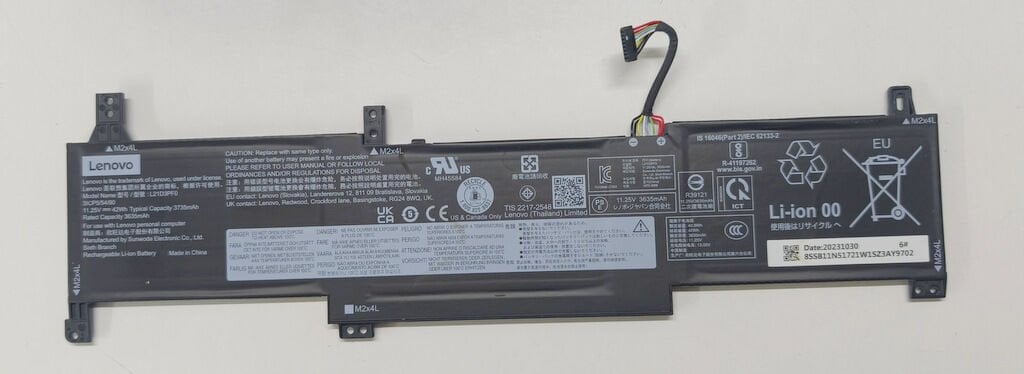 Lenovo İdeapad 1 15IGL7 15IRU7 15IAU7 15ALC7 15IJL7 15IGL7 Orijinal Batarya Pil L21C3PF0 L21D3PF0 L21L3PF0 L21M3PF0