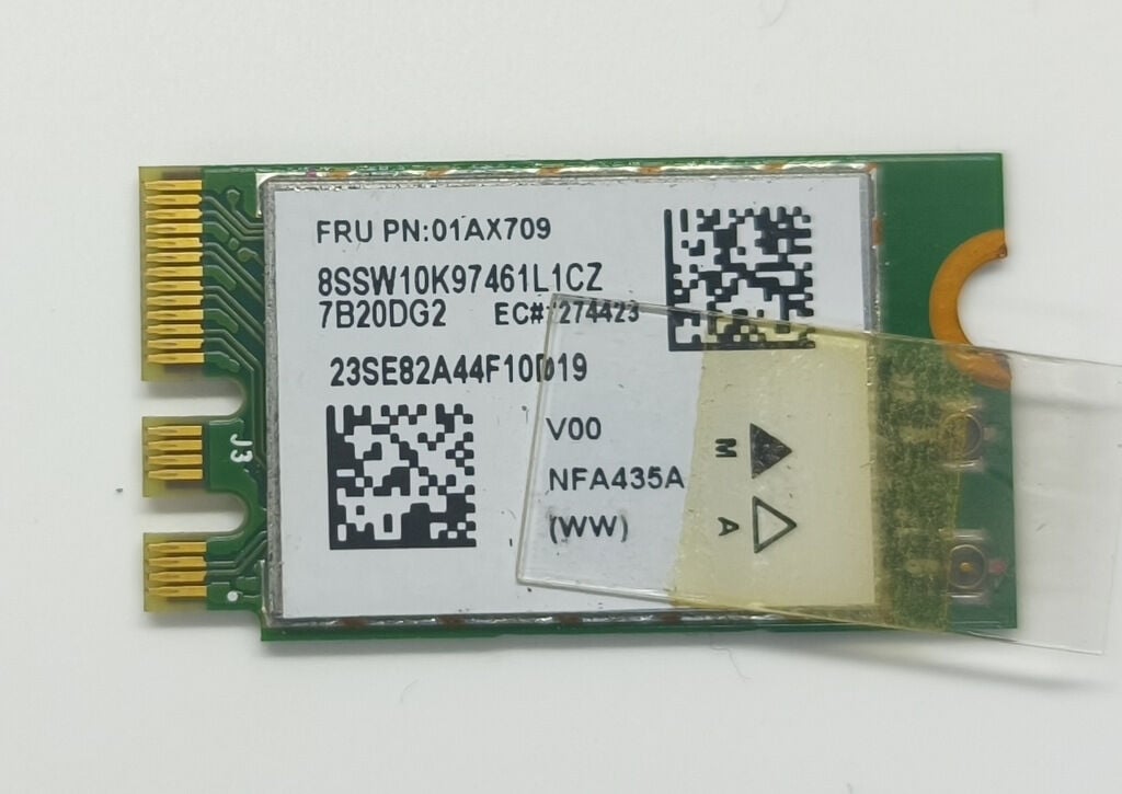 Lenovo V510-15 V510-14 E52-80 E42 V510-15IKB 80WQ 80WR Orijinal Wireless Kart 00JT477 01AX709 01AX718 QCNFA435 2. 4G + 5G Bluetooth