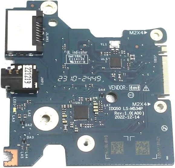 Dell G16 Gaming 7630 7635 P122F P122F001 G15 5530 5535 Orijinal Ethernet Aux IO Kart GDXH0 LS-M533P LS-M534P
