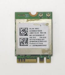 HP Pavilion Gaming 15-DK 15T-DK TPN-C14 RTL8822BE 915622-001 Orijinal Wİreless Kart